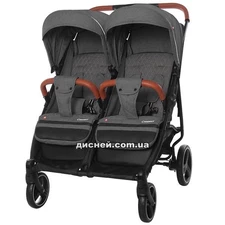 Коляска Carrello Connect CRL-5502 Ink Gray, для двойни, прогулочная